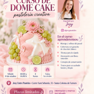 Curso pastelería